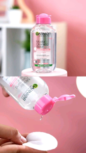 Garnier Micellar Water 125ml / Biru / Kuning / Pink Biphase Oil 125 ml Makeup Waterproof Original