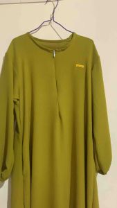 Gamis Abaya Polos Bahan Crinkel