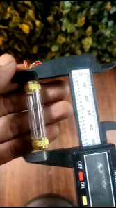 liontin tabung bening liontin tabung pendant tabung takrut liontin tabung transparan
