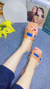 Sandal Selop Zara Bulat Kombi Jeans Kekinian Koreean Style Kode HZ3SEP