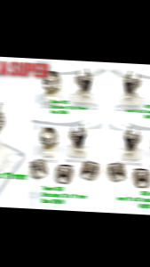 Ring emban alpaka super dim 13 x 11 / model cakar gigi pengikat ring cincin batu akik eceran