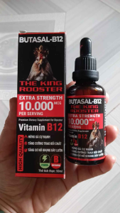 Vitamin B12 bổ sung vitamin cần thiết cho gà đá gà chọi. Chai 50ml.