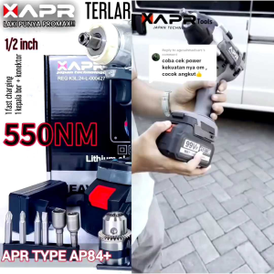 APR Impact wrench 550NM & AP84+ Standart facelift mesin pembuka baut roda ban