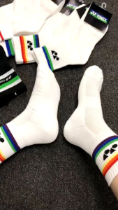 Tất Yonex cầu lông cổ cao cổ trung viền dày đẹp nhiều màu xịn giá rẻ