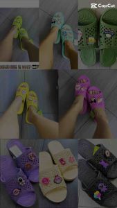 Dép tổ ong size 31-38( kèm 4 sticker ngẫu nhiên) chất liệu EVA thân thiện môi trường  siêu bền siêu đẹp.(Lùi size khi đặt hàng)