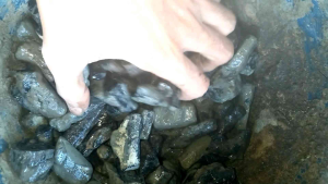 batu cincin black opal sempur ranting kecil 10 pcs / Bahan batu opalized wood banten batu cincin akik asli natural