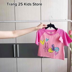 [Ảnh thật] Áo Bé Gái  Áo Thun hello mặt cười in hình ngộ nghĩnh- -Trang 25 Shop