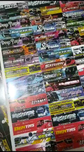 3 LEMBAR STIKER LOGO BUS BASURI ISI 45 KOTAK / 3 LEMBAR STIKER BUS BASURI / STIKER VIRAL
