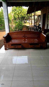 BANGKU SANTAI BALE BALE MODEL UKIR KAYU JATI