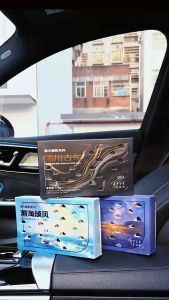 车居两用香膏香砖（1套3盒） Car and Home Dual-Use Balm and Fragrance Bricks#不占空间✨.容量超大的车载香薰😍可以放在车上各个角落。持久留香，植物萃取.就能闻到一股清香淡雅的香味。#车载香薰