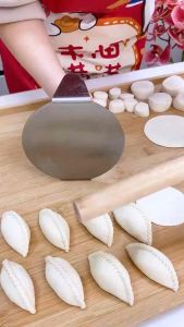 不锈钢压饼 (1个) Stainless Steel Pancake Press #不锈钢压饼器,肉饼,馅饼,米饼,面饼都能压,还能压饺子皮,方便好用#压饼器 # 压肉饼模具🌈.