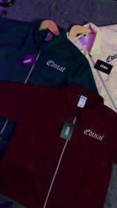 kemejaEdinal Workhirt Ziper Blak Boxy