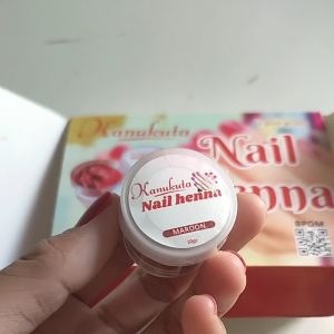 Kanukuta Nail Henna HALAL Sudah BPOM Warna Maroon