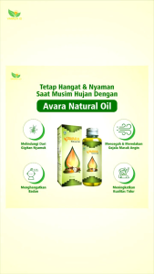 Minyak Avara Natural Oil 100 ml obat herbal anak obat batuk pilek flu alergi BPOM Halal Original Asli