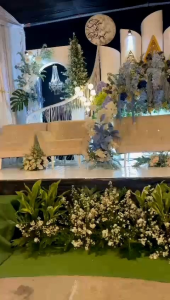 6 meter karpet melamin dekorasi lantai pelaminan
