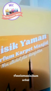 PARFUM KARPET MESJID AROMA MISIK YAMAN NON ALKOHOL PLUS DISINFEKTAN 1 liter