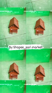 miniatur rumah jaman dulu full warna