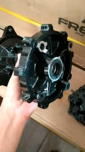 TROMOL HONDA CRF 150 DEPAN BELAKANG HOLE 36/36 BLACK TROMOL CRF HOLE 36/36 DEPAN BELAKANG