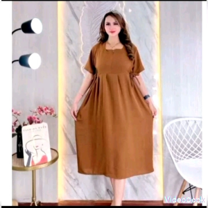 SAMARA DASTER WANITA ELEGAN KEKINIAN SA68 ALLSIZE KRINGKEL