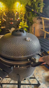 เตาปิ้งย่างบาร์บีคิว Ceramic Grill BBQ ควบคุมอุณหภูมิได้ เกรด Premium ขนาด 24"