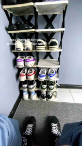 Sepatu XternalStepSure - Sepatu Sneakers Mitterns Storm Low Black Oreo