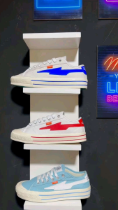 Sepatu XternalStepSure - Mitterns Storm Low White Red