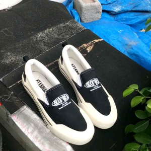 XternalStepSure - Slip On Anastasia Globe Middle White List Hitam