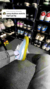 Sepatu Pria Wanita XternalStepSure Mitterns Storm Low SkyBlue Matcha Casual Canvas