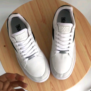 Sepatu Kasual Pria Wanita XternalStepSure Artemis Low White Black