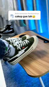 Sepatu XternalStepSure - Sepatu Sneakers Mitterns Storm Low Army White