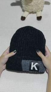 หมวกไหมพรหมกันหนาวด้านในบุขน เหมาะสำหรับเด็ก อายุ 6-12 ปี รอบศีรษะ 52-56 ซม.