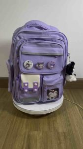 D96 Primary School Backpack Beg Sekolah Kuromi Melody Shoulder Bag Pencil case Pensil box Stationary