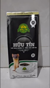Cà Phê Hữu Tín Rang Xay Pha Phin Bột Hỗn Hợp Cà Phê (Gói 500gr) Coffee Gu Đậm Vị Thanh Hương Sữa Dừa