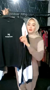 Setelan Olahraga Wanita Jumbo - Baju Olahraga Wanita Muslimah Terbaru Senam Lari Zumba Gowes - Kiara Set 100kg