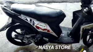 Knalpot SC Project Hitam Motor Beat F1Scoopy F1Vario F1Mio SportySmileM3 Z J Gear Fino