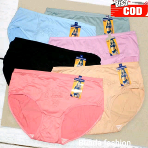 6pcs Celana Dalam Wanita Jumbo // Bisa Dipakai Ibu Hamil