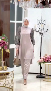 9 MDLY AEZA: Baju Atasan & Celana Wanita Muslim