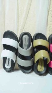 BELLEZA Dunkenstock CHERRY Sandal Wanita Tinggi 5cm  Selop Tidak Licin Sendal Beleza Wedges Slop Birken Rumah Bellezza Kekinian Premium Terbaru Shoes Mall Official Store