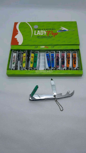 Paket 6 Pack Gunting Kuku Besar Lady Pop Murah /Pack Isi 12pcs Motif Cantik