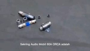 Sekring Mini ANL 60 A Nickel Plated ORCA OR-004-60 Fuse Holder Sikring Sekering Audio Mobil 60A Amper Ampere OR00460 OR-00460 OR 00460 004