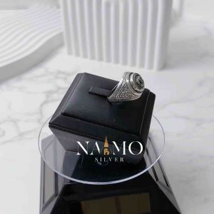 แหวนเงินแท้ ทรงมอญแกะข้างลาย แหวนนะโม แหวนใหญ่ พื้นที่ที่สุด