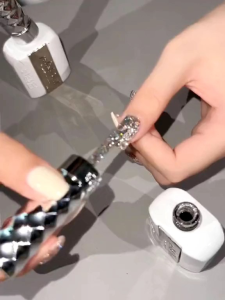 Sơn gel nhũ kim tuyến siêu sáng ANNIES  chai 15ml  chất sơn đậm đặc