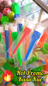 KUAS ROTI / KUAS PLASTIK MERK KUDA BAHAN NILON SINTETIS UK.1.5 - 1 - 1 1.5 INCH BAHAN PLASTIK