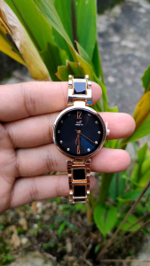 jam tangan rantai wanita MIRETE R256 model fashion Korea dan tahan air