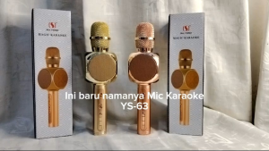 MICROPHONE MIC KARAOKE BLUETOOTH YS63 SUARA SANGAT JERNIH SUPER BASS WIRELESS MIKROFON SPEAKER