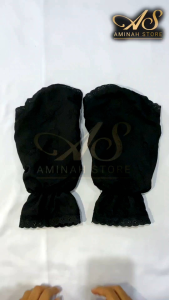 Sarung Tangan Pendek Motif Bordir Jepang & Perlengkapan Haji dan Umroh