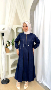 gamis jeans kupnat payet