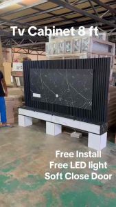 8ft Modern TV Cabinet / Kabinet Tv / Kabinet TV Gantung / Almari TV / Rak Tv Tv Cabinet