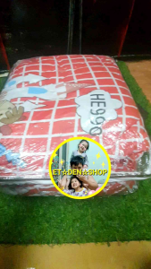 ผ้าหุ้มผ้าโฟริเอเตอร์ขนาด 6 ฟุต เนื้อผ้าหุ้มไม่หนาเกินไปนัก ซักเครื่องได้ ทำความสะอาดง่าย