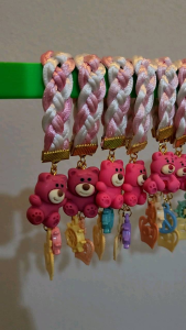 สายรัดเข็มขัดนักเรียนเรซิ่นน้องหมีรอสโซ่